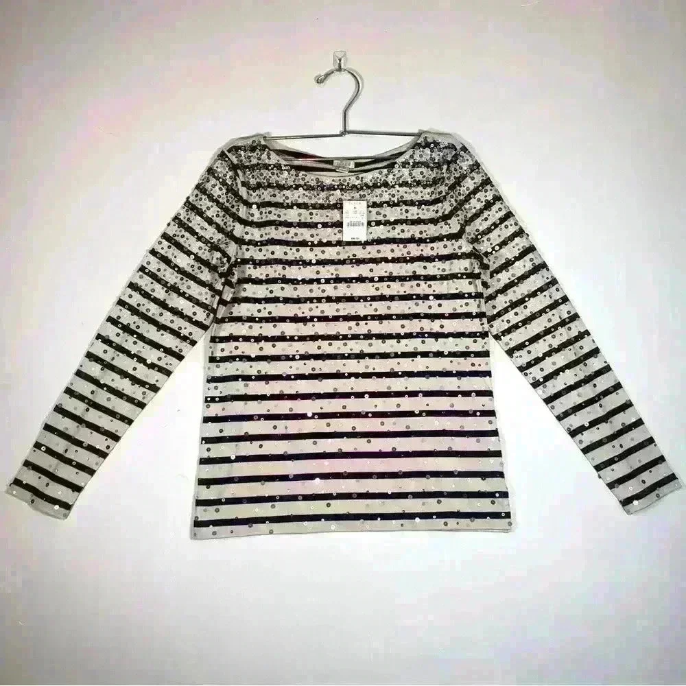 J. Crew Woman’s Sequin Top. NWT. Size S